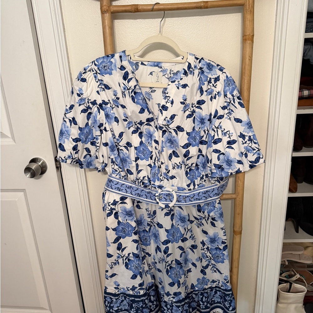 Joie Blue and White Floral Dress